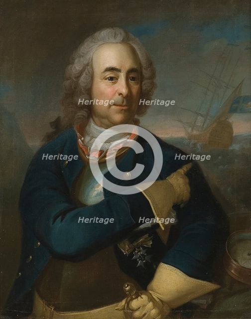 David Anckarloo, 1687-1765, mid-late 18th century. Creator: Per Krafft the Elder.