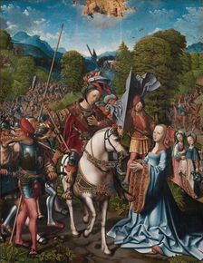 David and Abigail, 1485-1533. Creator: Jacob Cornelisz. van Oostsanen