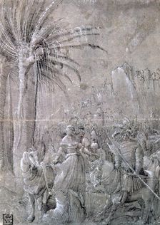 David and Abigail early 16th century. Artist: Master of the Historia of Frederici et Maximiliani