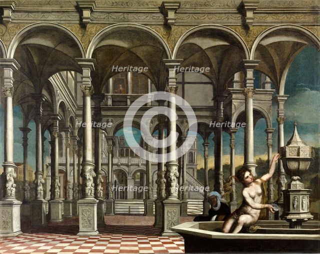 David and Bathsheba, 1540-1549. Creator: Paris Bordone.