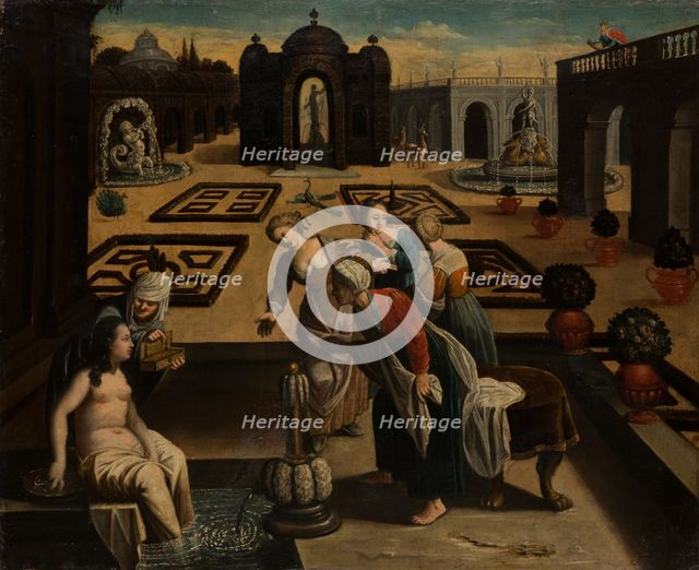 David and Bathsheba, 1601-1700. Creator: French Master 17th century?.