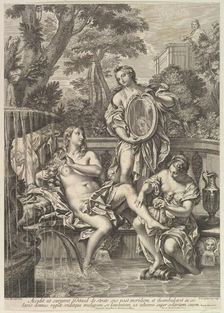 David and Bathsheba, 1680-1743. Creator: Robert van Audenaerde