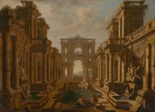 David and Bathsheba, 1720. Creator: Pietro Cappelli