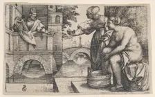 David and Bathsheba. Creator: Georg Pencz