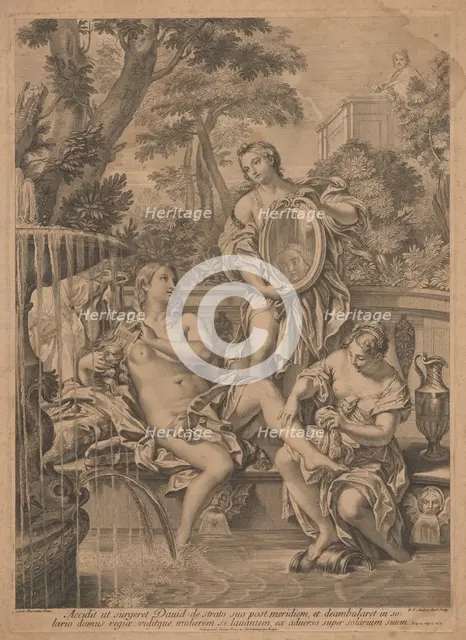 David and Bathsheba. Creator: Robert van Audenaerde.