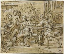 David and Bathsheba, n.d. Creator: Unknown