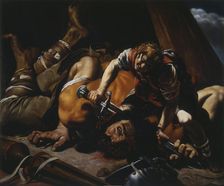 David and Goliath, 1607-1608. Creator: Borgianni, Orazio (1578-1616)