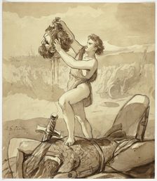 David and Goliath, n.d. Creator: Alfred Chalon