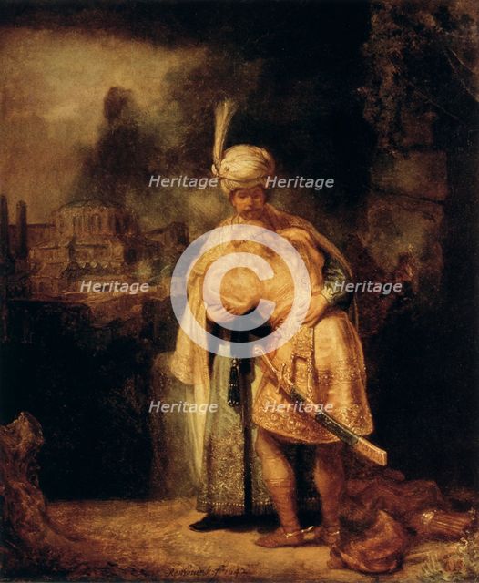 'David and Jonathan', 1642. Artist: Rembrandt Harmensz van Rijn    