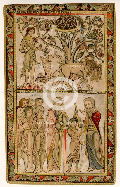 David and Samuel, 1121-1161. Artist: Unknown