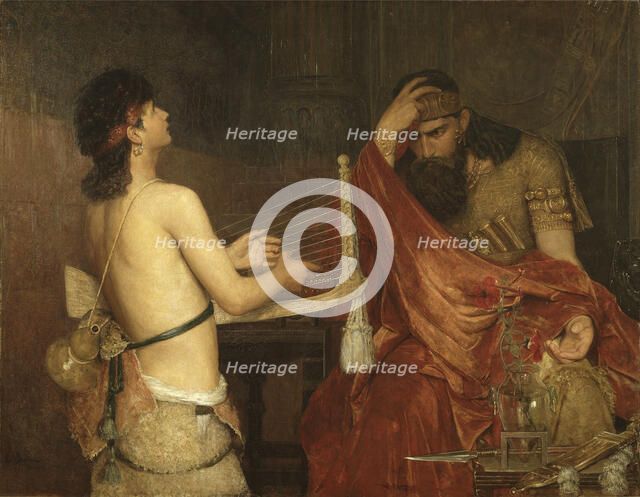 David and Saul, 1878.