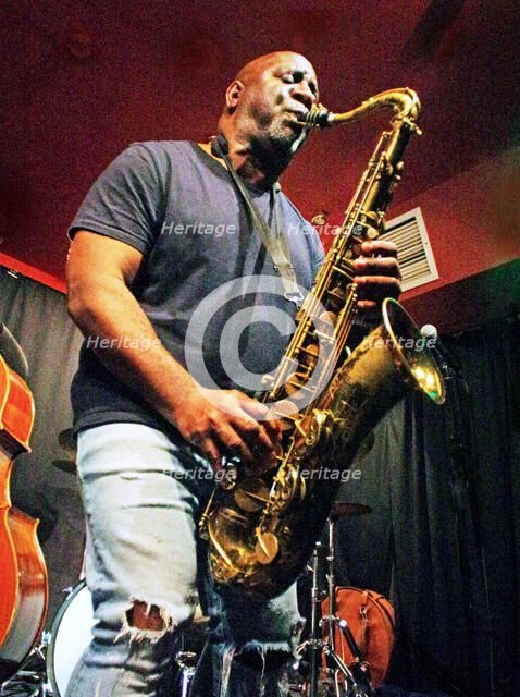 David Angol, David Angol Quartet, Verdict Jazz Club, Brighton, East Sussex, 17 Feb 2023. Creator: Brian O'Connor.