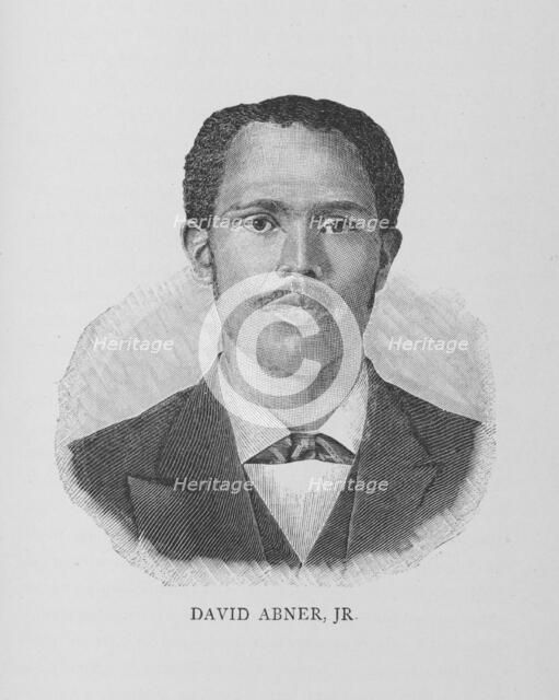 David Abner, Jr., 1887. Creator: Unknown.