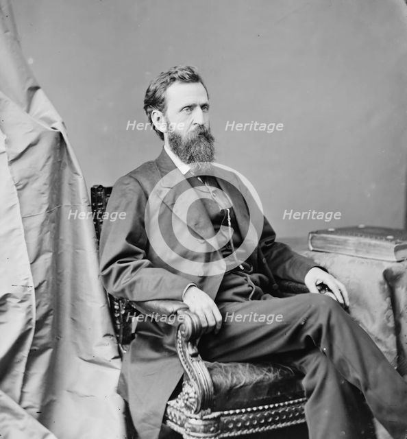 David Alexander Nunn of Tennessee, between 1860 and 1875. Creator: Unknown.