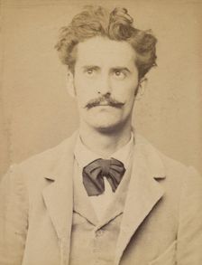 David. Armand, Auguste. 27 ans, né à Gien (Loiret). Faïencier. Anarchiste. 1/3/94., 1894. Creator: Alphonse Bertillon