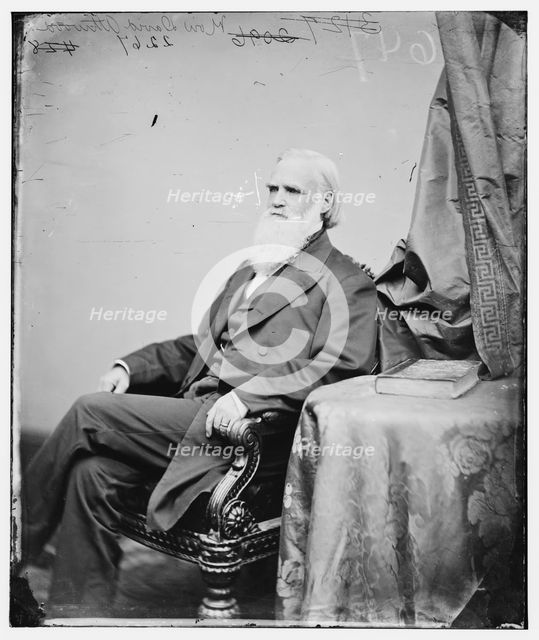 David Atwood of Wisconsin, between 1860 and 1875. Creator: Unknown.