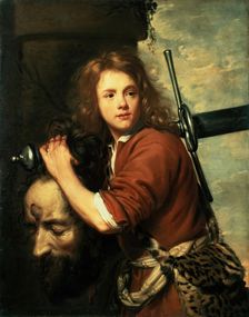 David Bearing the Head of Goliath, 1643. Creator: Jacob van Oost the Elder