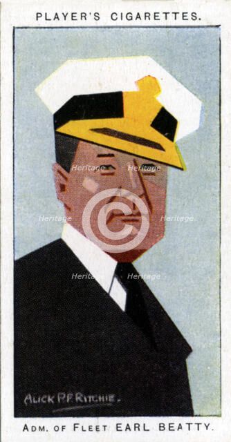 David Beatty, 1st Earl Beatty, admiral, 1926.Artist: Alick P F Ritchie