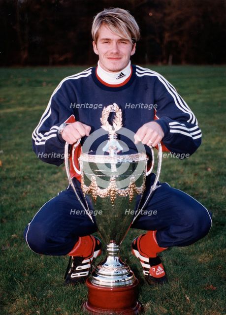 David Beckham (1975- ), English footballer, 1999. Creator: Unknown.