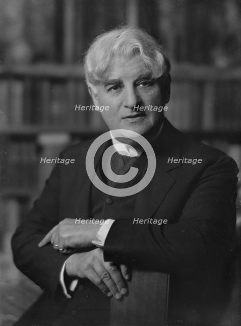 David Belasco, portrait photograph, 1918 Apr. 6. Creator: Arnold Genthe.