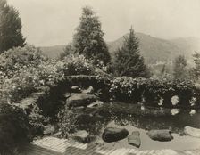 David Berry Gamble house, 4 Westmoreland Place, Pasadena, California, 1917. Creator: Frances Benjamin Johnston