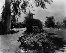 David Berry Gamble house, 4 Westmoreland Place, Pasadena, California, 1917. Creator: Frances Benjamin Johnston