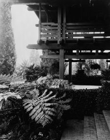 David Berry Gamble house, 4 Westmoreland Place, Pasadena, California, 1917. Creator: Frances Benjamin Johnston