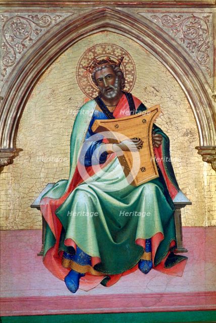 'David', c1410. Artist: Lorenzo Monaco