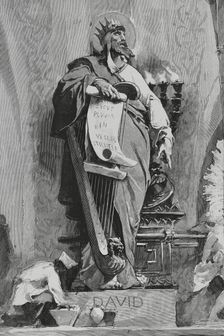 David, (c1040-966 BC), Second king of Israel, (c1002 BC-c 970 BC), 1883. Creator: Tomás Carlos Capuz