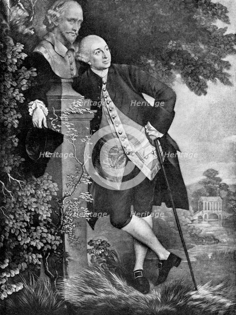 David Garrick (1717-1779), English actor, playwright, theatre manager and producer, 1905. Artist: Unknown