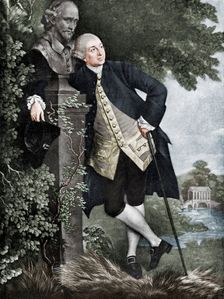 David Garrick (1717-1779), English actor, playwright, theatre manager and producer, 1905