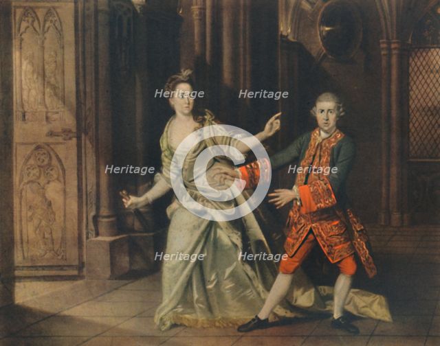 'David Garrick and Mrs. Pritchard as Macbeth and Lady Macbeth', 1768, (1948). Creator: Johan Zoffany.