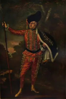 David Garrick as Tancred (1938). Artist: Thomas Worlidge