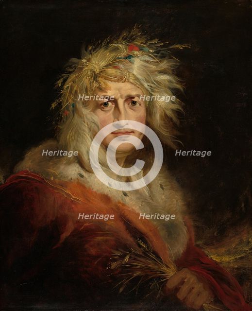 David Garrick as King Lear, c. 1815. Creator: Richard Westall.