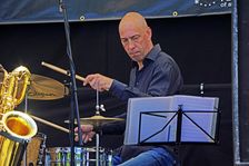David Giovannini, Hexagonal, Battle Jazz Weekend, Battle, East Sussex, 24 July 2022. Creator: Brian O'Connor