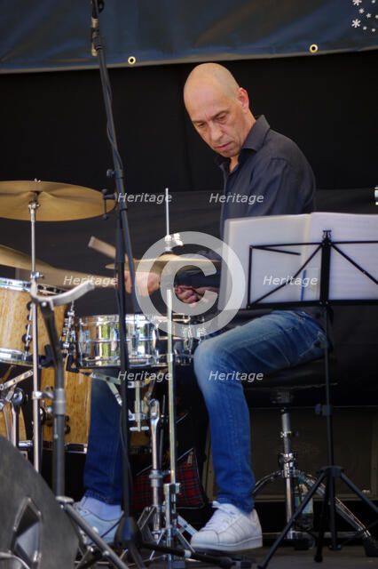 David Giovannini, Hexagonal, Battle Jazz Weekend, Battle, East Sussex, 24 July 2022. Creator: Brian O'Connor.