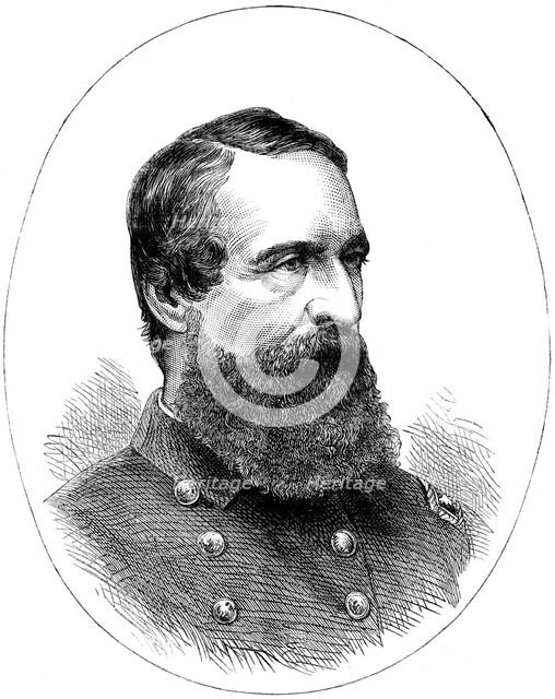 David Dixon Porter, Union admiral of the American Civil War, (c1880). Artist: Unknown