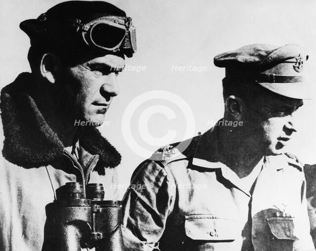 David Elazar (1925-1976), General in the Israeli Defence Forces, 1967. Artist: Unknown