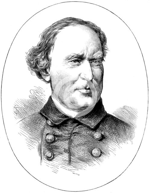 David Farragut, Union naval officer of the American Civil War, (c1880). Artist: Unknown