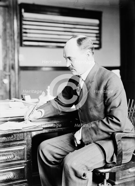 David Franklin Houston, Secretary of Agriculture, 1913.  Creator: Harris & Ewing.