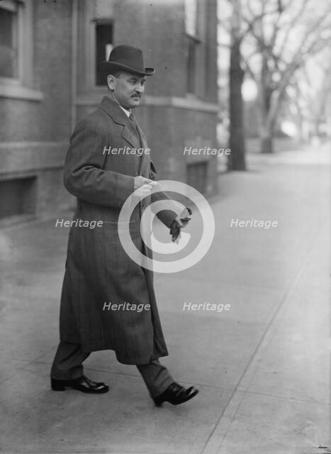 David Franklin Houston, Secretary of Agriculture, 1913.  Creator: Harris & Ewing.