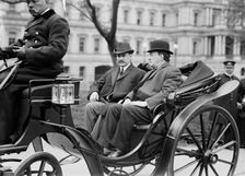 David Franklin Houston, Secretary of Agriculture, Left, with Attorney General McReynolds, 1914. Creator: Harris & Ewing