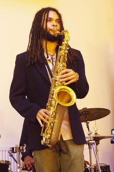 David Kayode, Gary Crosby Sextet, National Jazz Archive, Loughton, Essex, October 2023. Creator: Brian O'Connor