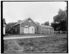 David Harum's barn, Homer, N.Y., c1900. Creator: Unknown