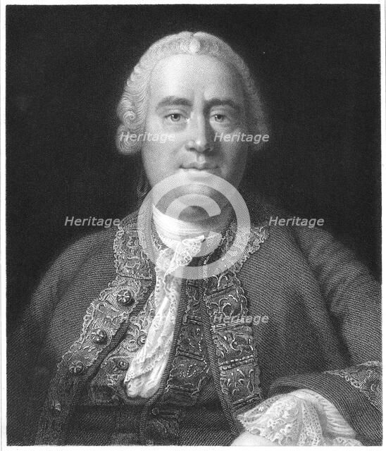 David Hume, Scottish philosopher, historian and economist, 1837. Artist: Unknown