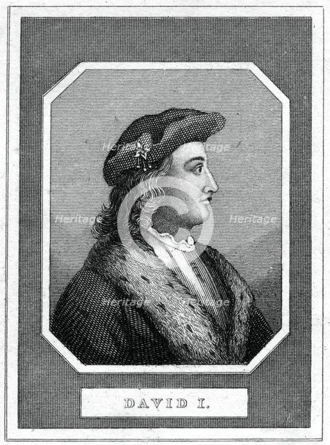 David I, King of Scotland. Artist: Unknown