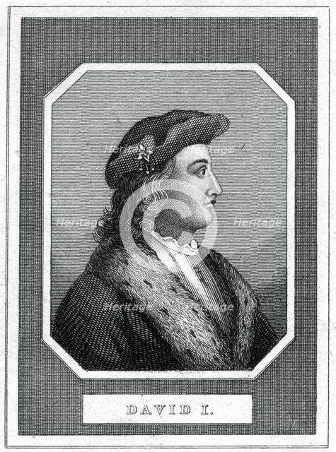 David I, King of Scotland. Artist: Unknown
