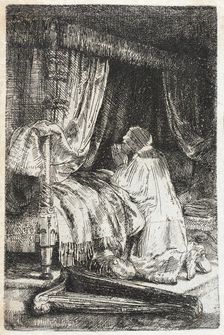 David in Prayer, 1652. Creator: Rembrandt Harmensz van Rijn