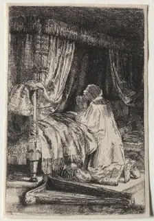 David in Prayer, 1652. Creator: Rembrandt van Rijn (Dutch, 1606-1669)
