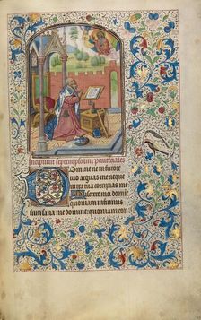 David in Prayer; Arenberg Hours, early 1460s. Creator: Willem Vrelant
